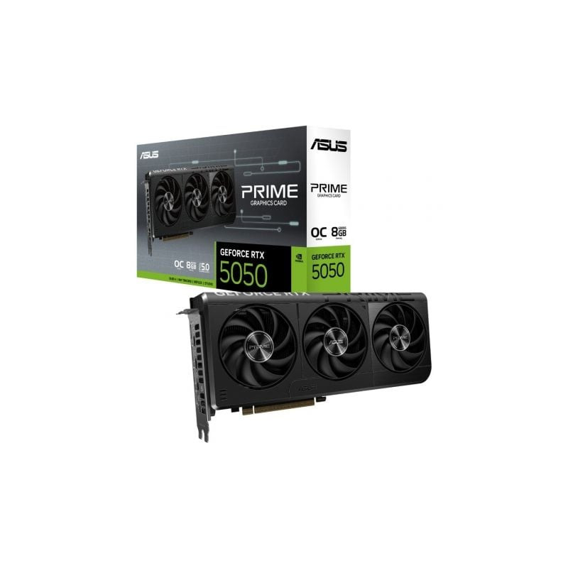 Tarjeta Gráfica Asus Prime GeForce RTX 5050 OC Edition/ 8GB GDDR6 - 90YV0N70-M0NA00