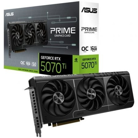 Tarjeta Gráfica Asus Prime GeForce RTX 5070 Ti OC Edition/ 16GB GDDR7 - 90YV0MF0-M0NA00
