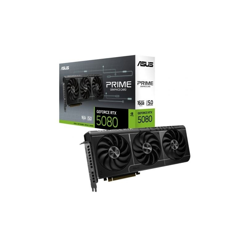 Tarjeta Gráfica Asus Prime GeForce RTX 5080/ 16GB GDDR7 - 90YV0LX1-M0NA00