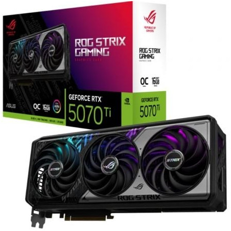 Tarjeta Gráfica Asus ROG Strix OC GeForce RTX 5070Ti/ 16GB GDDR7 - 90YV0M90-M0NA00