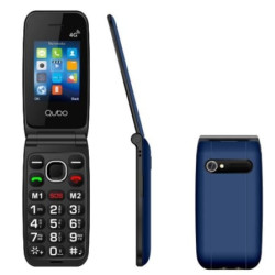 Teléfono Móvil Qubo NEONW-BL 4G para Personas Mayores/ Azul - NEONW BL 4G