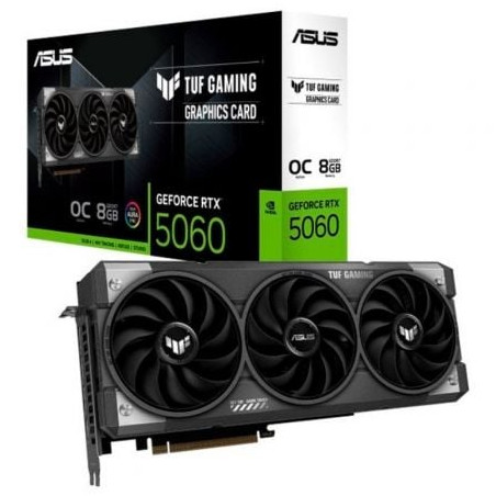 Tarjeta Gráfica Asus TUF Gaming GeForce RTX 5060 OC Edition/ 8GB GDDR7 - 90YV0N00-M0NA00