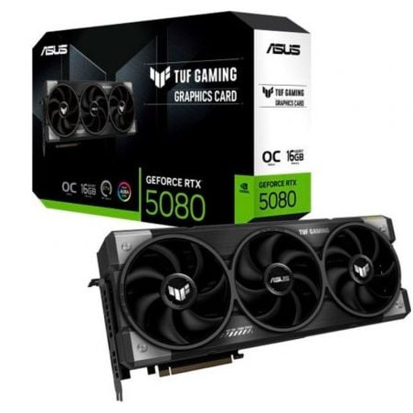Tarjeta Gráfica Asus TUF Gaming GeForce RTX 5080 OC/ 16GB GDDR7 - 90YV0M30-M0NA00