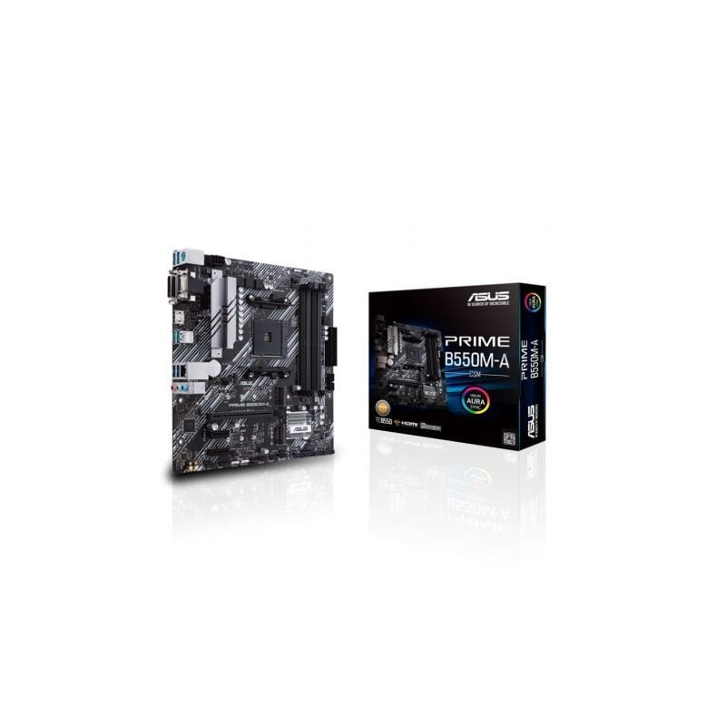 Placa Base Asus Prime B550M-A/CSM Socket AM4/ DDR4/ PCIe 4.0/ Micro ATX - 90MB14I0-M0EAYC