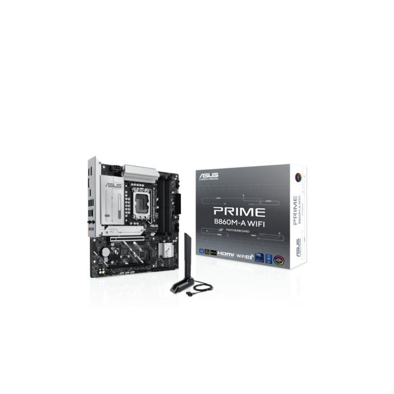 Placa Base Asus Prime B860M-A WIFI Socket 1851/ DDR5/ PCIe 5.0/ Micro ATX - 90MB1JY0-M0EAY0