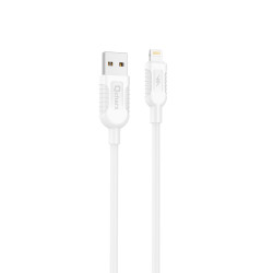 Cable Qcharx Athens Usb A Lightning 3A - 1 M - Pvc Blanco - 9502112488314