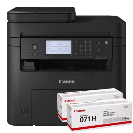 Multifunción Láser Monocromo Canon i-SENSYS MF275DW WiFi/ Dúplex/ Fax/ Negra - 5621C035