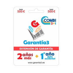 Garantía3 Combi 2+1 / Cobertura Hasta 500 / 2 Años De Exten - 8033509887461