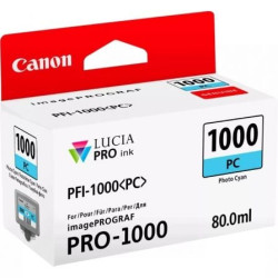 Cartucho de Tinta Original Canon PFI-1000PC/ Cian Foto - 0550C001