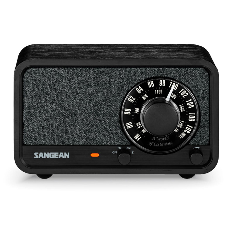 Sangean Wr-8 Roble De Medianoche / Radio Analógica De Madera - 4711317998459