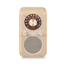 Sangean Wr-9 Fresno Blanco / Radio Analógica De Madera Con A - 4711317998503