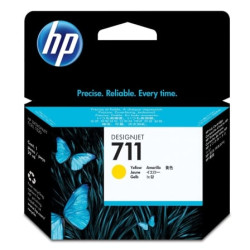 Cartucho de Tinta Original HP nº711/ Amarillo - CZ132A