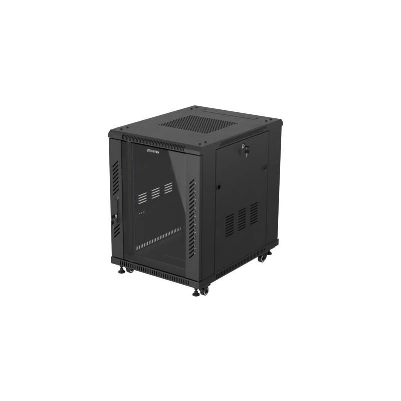 Armario rack phoenix 15u 600x800 servidor 19'' alta densidad negro - PHTN215800U
