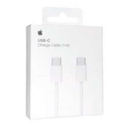 Cable original usb tipo c apple 1m -  macho - macho -  blanco - MQKJ3ZM/A