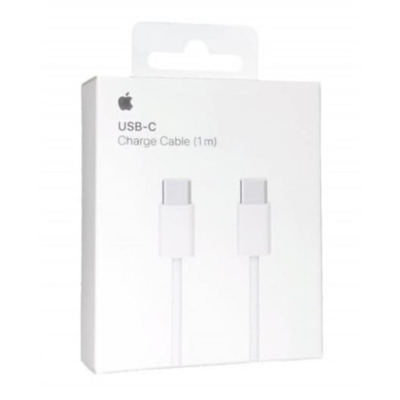 Cable original usb tipo c apple 1m -  macho - macho -  blanco - MQKJ3ZM/A