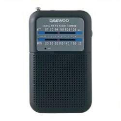 Radio Portátil Daewoo DW1008/ Negra - DW1008BK