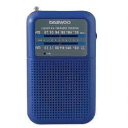 Radio Portátil Daewoo DW1008/ Azul - DW1008BL
