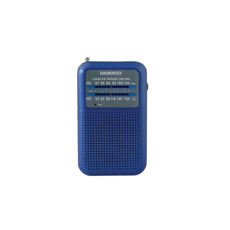 Radio Portátil Daewoo DW1008/ Azul - DW1008BL