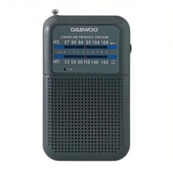 Radio Portátil Daewoo DW1008/ Gris - DW1008GR