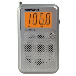 Radio Portátil Daewoo DW1115/ Gris - DW1115