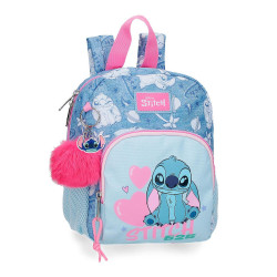 Mochila Hearts Stitch Disney 24cm - 8447444014583