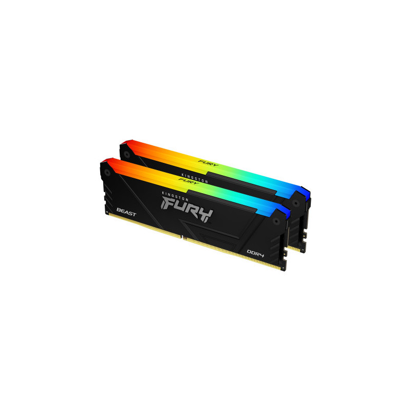 Kingston Technology FURY Beast RGB módulo de memoria 16 GB 2 x 8 GB DDR4 3600 MHz - KF436C17BB2AK2/16
