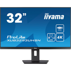 MONITOR IIYAMA 32" XUB3293UHSN-B5, IPS, 60HZ, 4 MS, HDMI, USB, USB-C, DISPLAYPORT, ALT, REG ALT, GIRO, INCL - XUB3293UHSN-B5
