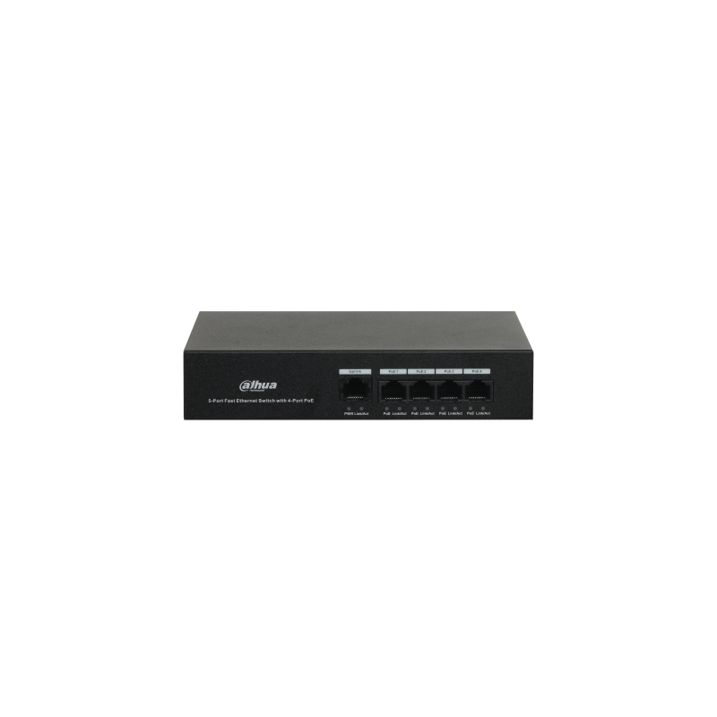 (DH-PFS3005-4ET-36) DAHUA SWITCH POE 4 PUERTOS + 1 - 1.0.01.20.10512-0134