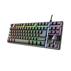 Trust GXT 833 Thado teclado USB Español Negro, Plata - 24067