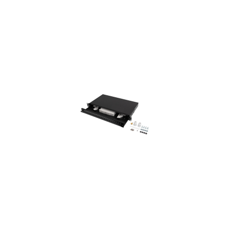 PATCH PANEL LANBERG 1U 19" FIBRA OPTICA 24 PTS SC SIMPLEX O 24 PTS LC DUPLEX BK - FOP1-24SS-LDB