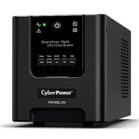 SAI Línea Interactiva Cyberpower PR750ELCD/ 750VA-675W/ 6 Salidas/ Formato Torre - PR750ELCD