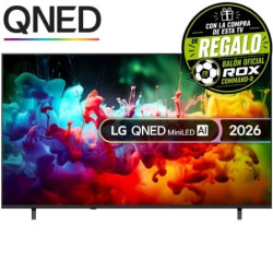Televisor LG QNED evo AI QNED72 Mini LED 85QNED72B6A 85"/ Ultra HD 4K/ Smart TV/ WiFi - 85QNED72B6A.AEU