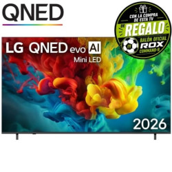 Televisor LG QNED evo AI QNED83B Mini LED 85QNED83B6A 85"/ Ultra HD 4K/ Smart TV/ WiFi - 85QNED83B6A.AEU