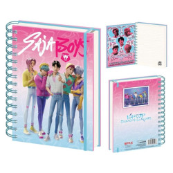 Kpop Demon Hunters - Cuaderno A5 En Espiral Saja Boys - 5063457080938