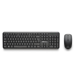 NGS SERENITY KIT (QUERTY, ES) teclado Ratón incluido Universal RF inalámbrico QWERTY Español Negro - SERENITYKITSPANISH