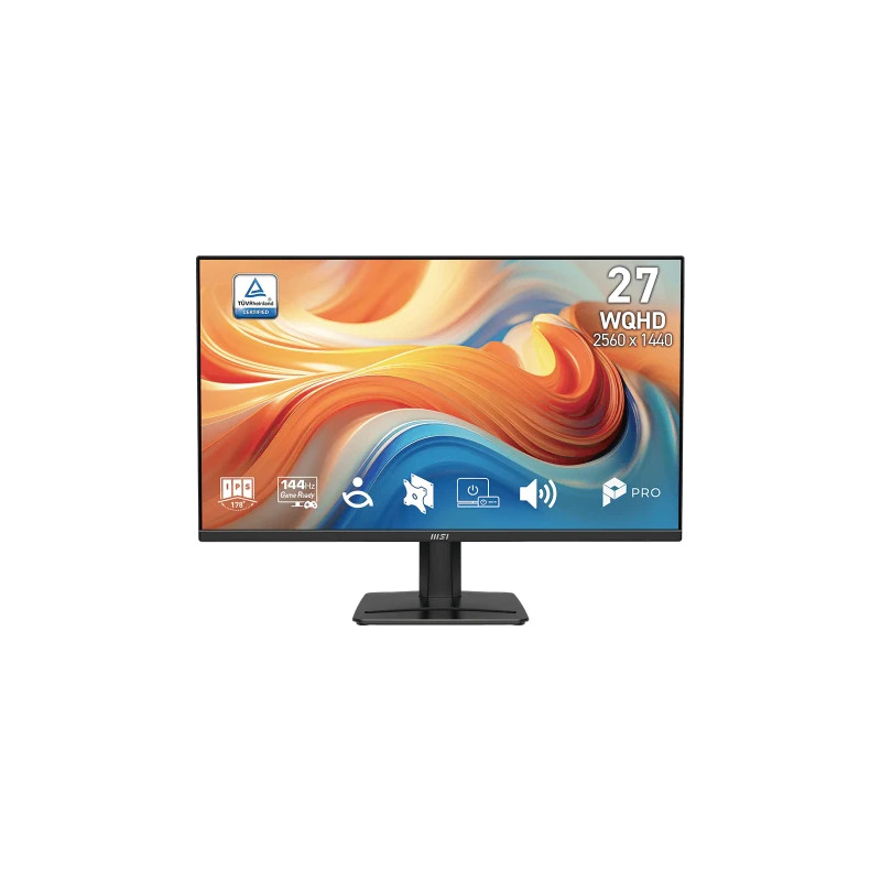 MSI Pro MP275Q E14 pantalla para PC 68,6 cm (27") 2560 x 1440 Pixeles Wide Quad HD LED Negro - 9S6-3PF2CM-003