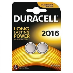 Pack de 2 Pilas de Botón Duracell DL2016B2/ 3V - DL2016B2