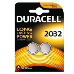 Pack de 2 Pilas de Botón Duracell DL2032/ 3V - DL2032B2