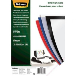 Portadas de Polipropileno Fellowes 5376503/ A4/ 300 Micras/ 100 unidades/ Transparente - 5376503