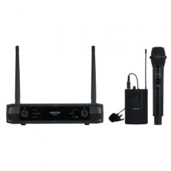 Micrófono Inalámbrico Doble Mano y Petaca UHF Fonestar SONAIR-2MP/ Incluye Receptor - SONAIR-2MP