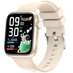 Smartwatch Forever IGo Watch 3 JW-500/ Notificaciones/ Frecuencia Cardíaca/ Marfil - GSM180534