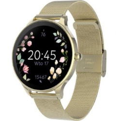 Smartwatch Forever Velora SB-306/ Notificaciones/ Frecuencia Cardíaca/ Oro - GSM180306