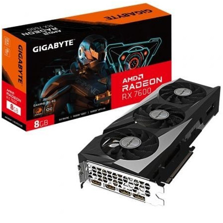 Tarjeta Gráfica Gigabyte Radeon RX 7600 Gaming OC/ 8GB GDDR6 - 9VR76GO-00-G10
