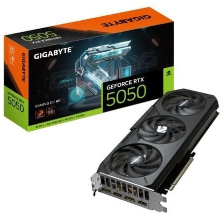 Tarjeta Gráfica Gigabyte GeForce RTX 5050 Gaming OC/ 8GB GDDR6 - 9VN5050GO-00-G10