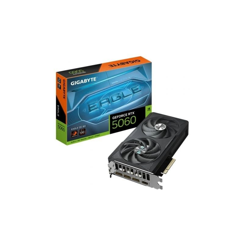 Tarjeta Gráfica Gigabyte GeForce RTX 5060 Eagle OC/ 8GB GDDR7 - 9VN5060EO-00-G10