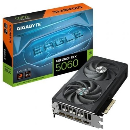 Tarjeta Gráfica Gigabyte GeForce RTX 5060 Eagle OC/ 8GB GDDR7 - 9VN5060EO-00-G10