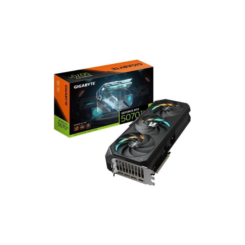 Tarjeta Gráfica Gigabyte GeForce RTX 5070 Ti Gaming OC 16G/ 16GB GDDR7 - 9VN507TGO-00-G10