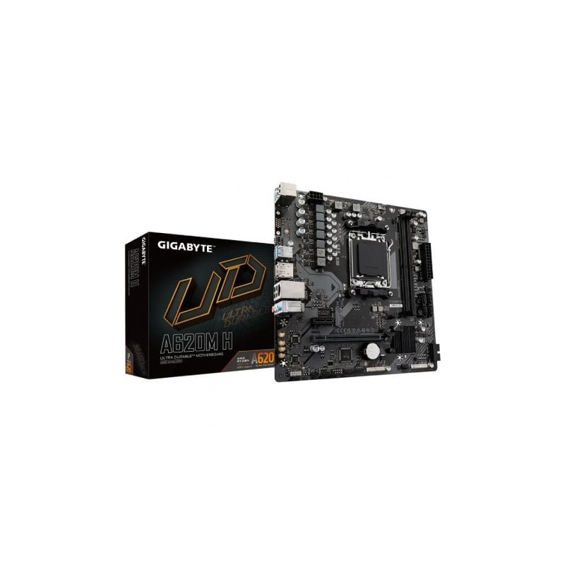Placa Base Gigabyte A620M H Socket AM5/ DDR5/ PCIe 4.0/ Micro ATX - 9MA62MH-00-G22
