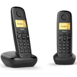 Teléfono Inalámbrico Gigaset A270/ Pack DUO/ Negro - L36852-H2812-D201