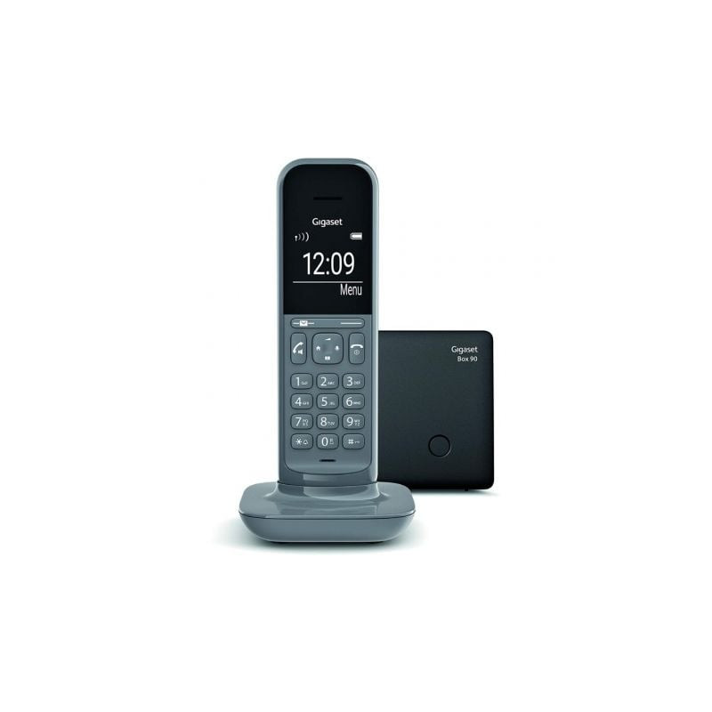 Teléfono Inalámbrico Gigaset CL390/ Gris - S30852-H2902-D203